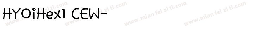 HYOiHex1 CEW字体转换